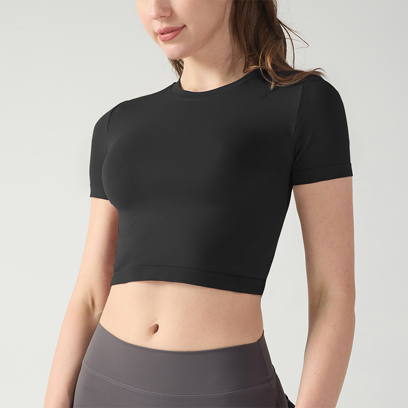 Спортивные короткие рукава Comfort Fit с круглым воротником