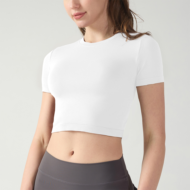Спортивные короткие рукава Comfort Fit с круглым воротником