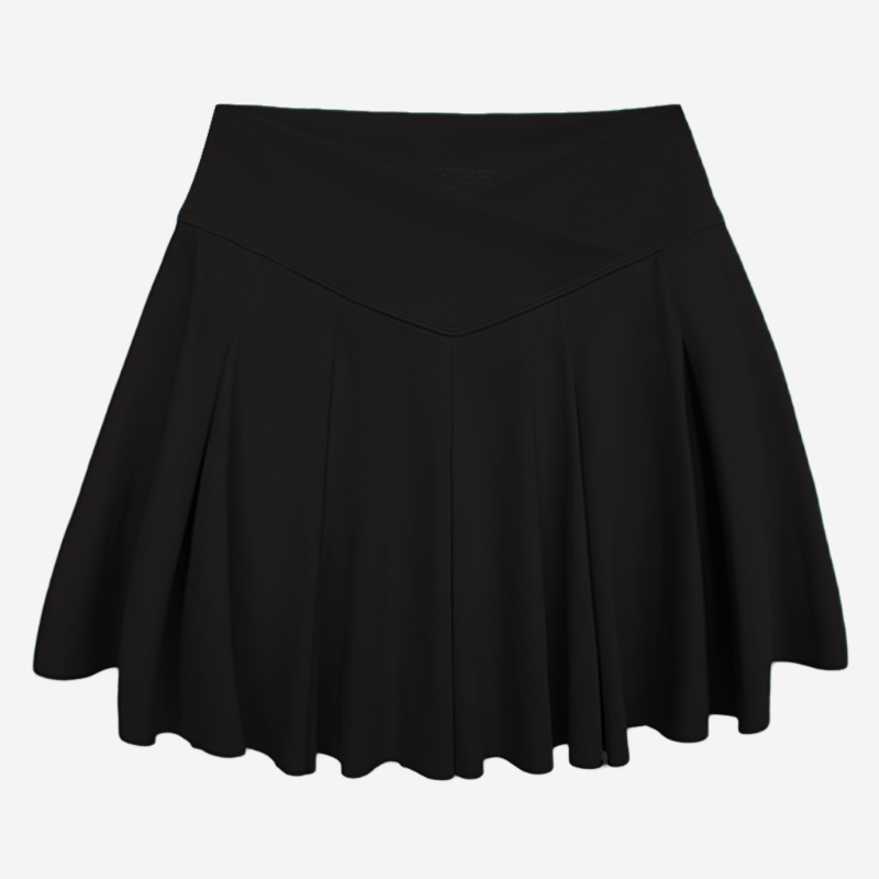 Спортивная теннисная юбка с боковым карманом для телефона для женщин Спортивная теннисная юбка с боковым карманом для телефона для женщин