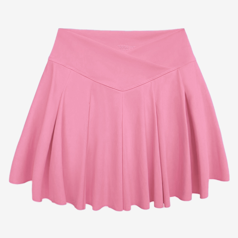 Спортивная теннисная юбка с боковым карманом для телефона для женщин Спортивная теннисная юбка с боковым карманом для телефона для женщин