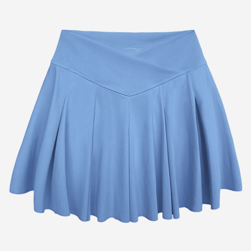 Спортивная теннисная юбка с боковым карманом для телефона для женщин Спортивная теннисная юбка с боковым карманом для телефона для женщин